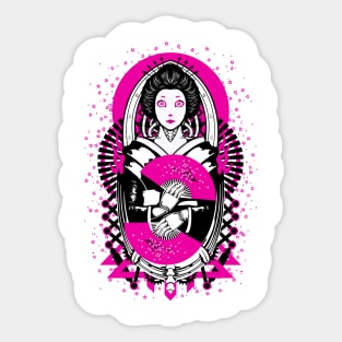 Geisha Droid Sticker